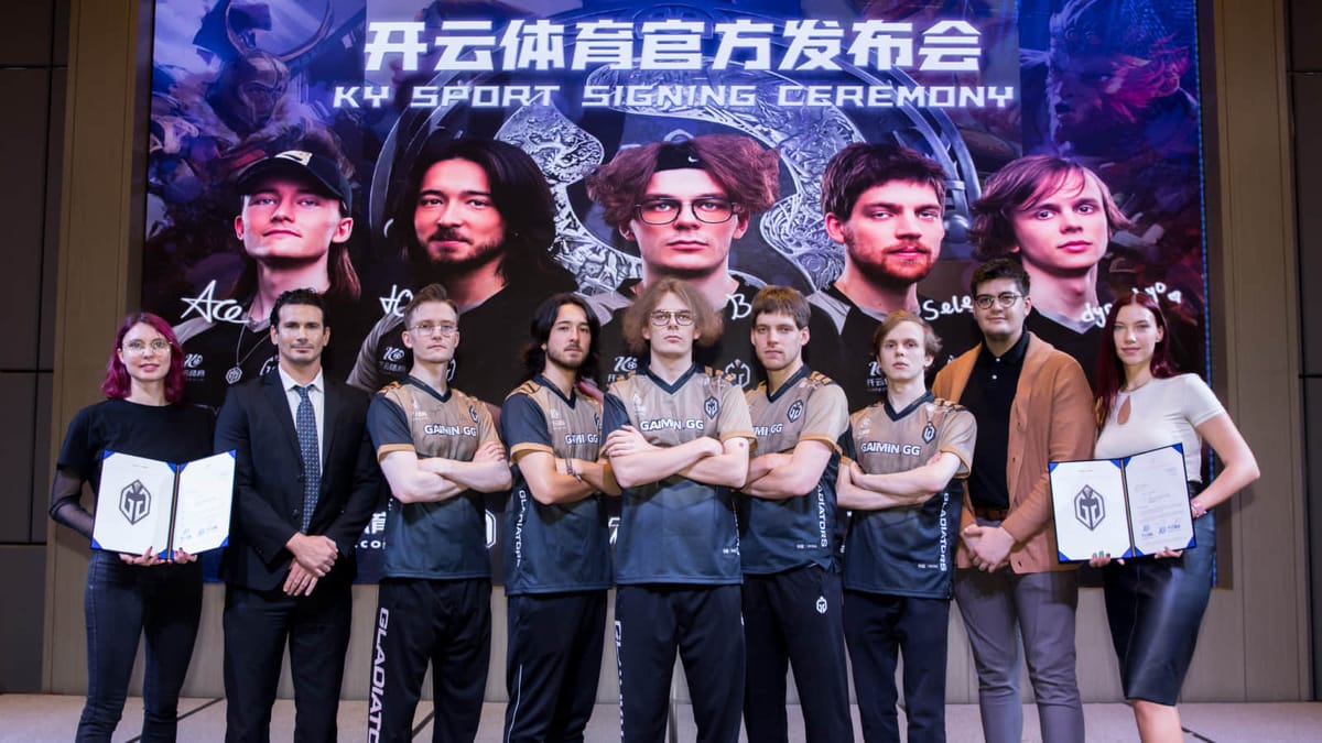 开云体育成为GAIMIN GLADIATORS的官方博彩合作伙伴 1 GAIMIN GLADIATORS DOTA2战队